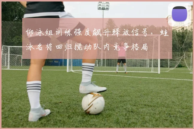 仰泳组训练强度飙升释放信号，蛙泳名将回归搅动队内竞争格局
